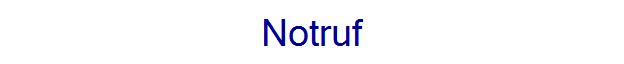 Notruf