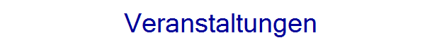 Veranstaltungen